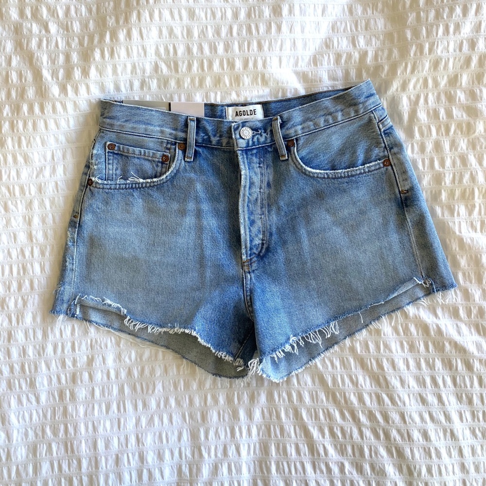 NWT Agolde Parker Vintage Cut Off Shorts